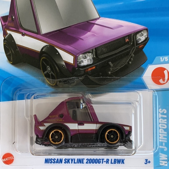 Nissan Skyline 2000GT-R LBWK Tooned Liberty Walk Hot Wheels Hotwheels 2025 New - Picture 2 of 6